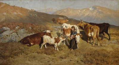 Home from Summer Pasture by Christian Eriksen Skredsvig