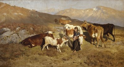 Home from the Summer Pasture by Christian Eriksen Skredsvig