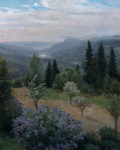 Spring in the Garden by Christian Eriksen Skredsvig