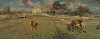 Villa Baciocchi near Ajaccio, Corsica by Christian Eriksen Skredsvig