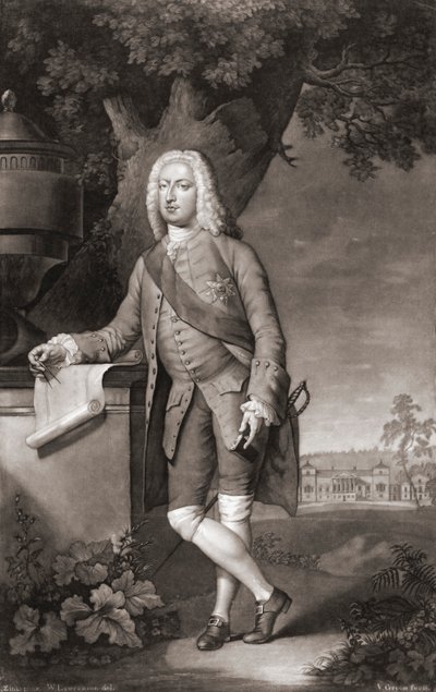 Thomas Coke, Earl of Leicester (Portrait) by Christian Friedrich (after) Zincke