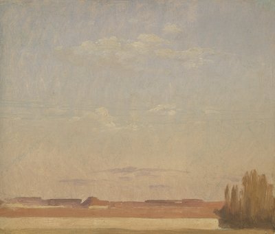 View of the Rooftops of a Dresden Suburb by Christian Friedrich Gille