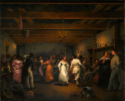 Kitchen Ball at White Sulphur Springs, Virginia, 1838 by Christian Friedrich Mayr
