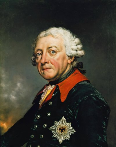 Portrait of Frederick II of Prussia (1712-1786) by Christian Friedrich Reinhold Lisiewski