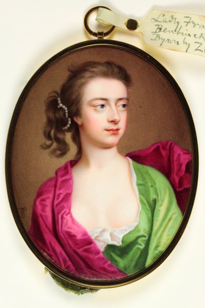 Lady Frances Wilhelmina Bentinck, Lady Byron by Christian Friedrich Zincke