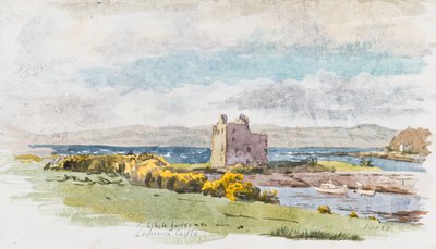 White Horses at Lochranza Castle by Christian Furr