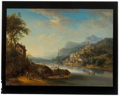 A Pair of Rhineland Landscapes by Christian Georg the Elder Schuetz