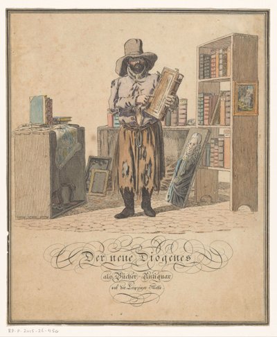 Portrait of Bookseller Johann Gottlob Helmert by Christian Gottfried Heinrich Geissler (possibly)