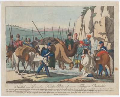 Don Cossacks Resting in Germany, ca 1814 by Christian Gottfried Heinrich Geissler