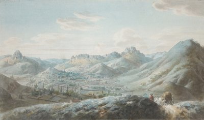 View of the Taraktash Mountain Range in Crimean Mountains by Christian Gottfried Heinrich Geissler