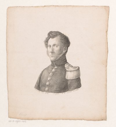 Portrait of Arnold Willem de Bruin by Christian Heinrich Gottlieb Steuerwald