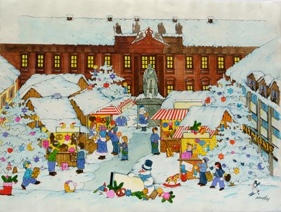 Christmas Market (Old City, Erlangen University) by Christian Kaempf