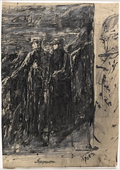 Ascension. Man and Woman. To the Right, Man