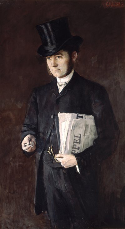 Editor Ola Thommessen by Christian Krohg