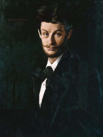 Georges Brandes by Christian Krohg
