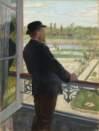 Portrait of the Swedish Painter Karl Fredrik Nordstrom (1855-1923) 1882 by Christian Krohg