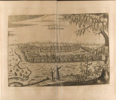 Kazan Illustration from Travels to the Great Duke of Muscovy and the King of Persia by Adam Olear by Christian Lorenzen Rothgiesser