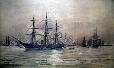 Confederate States Cruiser Shenandoah in the harbour of Melbourne, Australia, 1865, c.1865 by Christian Poulsen