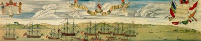 A Perspective View of the Blockade of Boston Harbour, c.1768 by Christian Remick