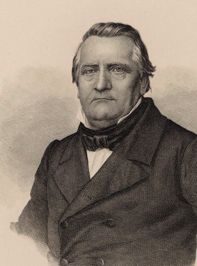 Portrait of the Composer Franz Lachner, 1850 by Christian Riedt