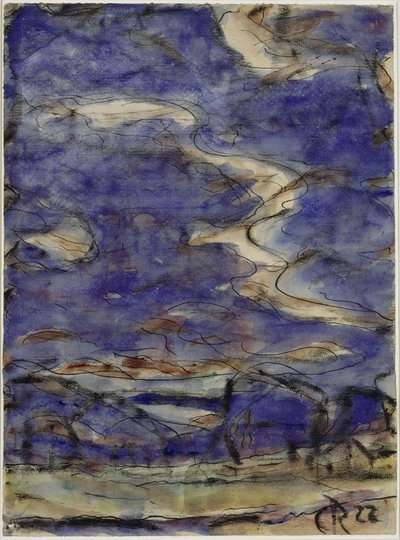 Landscape with Clouds by Christian Rohlfs