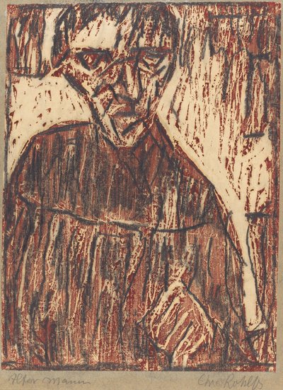 Old Man by Christian Rohlfs
