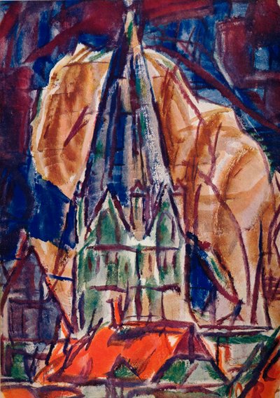 St. Patrokus in Soest, c1912 by Christian Rohlfs