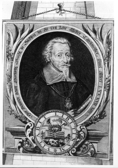 Portrait of Heinrich Schutz by Christian Romstedt or Romstet