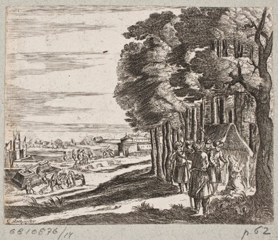 Illustration to Adam Olearius, “Persianischer Rosenthal von einem Sinnreichen Poeten Schich Saadi [...]”, Schleswig 1660 by Christian Rothgiesser