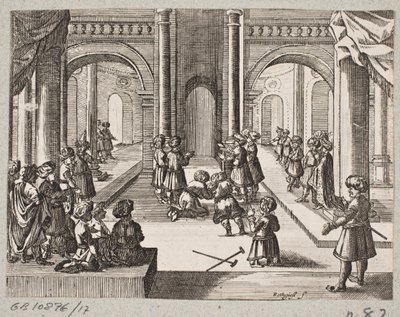 Illustration to Adam Olearius, “Persianischer Rosenthal von einem Sinnreichen Poeten Schich Saadi”, Schleswig 1660 by Christian Rothgiesser