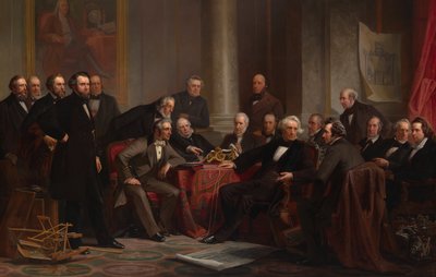Men of Progress by Christian Schussele