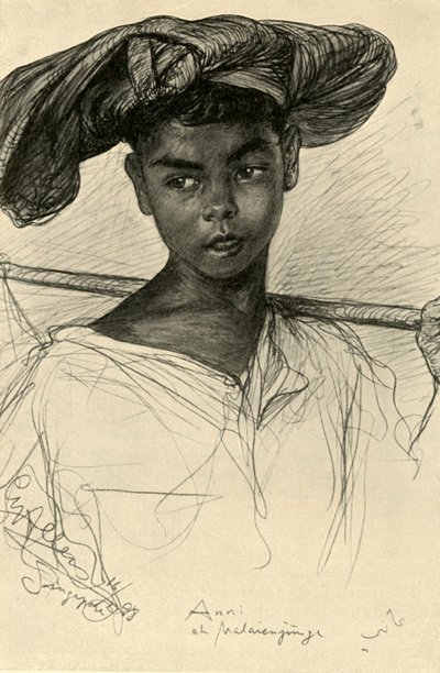 Anni - Malayan boy, Singapore by Christian Wilhelm Allers