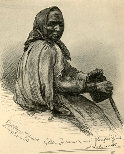 Elderly Native American woman, Wadsworth, Nevada, USA, 1898 by Christian Wilhelm Allers