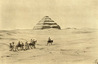 Pyramid of Djoser at Saqqara, near Cairo, Egypt by Christian Wilhelm Allers