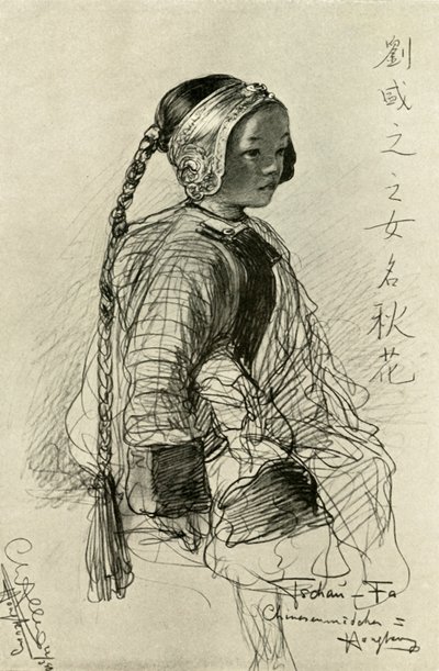 Tschan-Fa - Chinese Girl, Hong Kong by Christian Wilhelm Allers