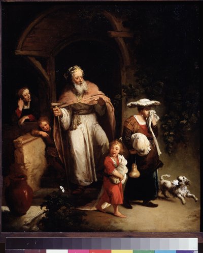 The Expulsion of Hagar by Christian Wilhelm Ernst Dietrich