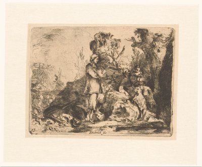 A Merry Company in a Luxurious Garden by Christian Wilhelm Ernst Dietrich