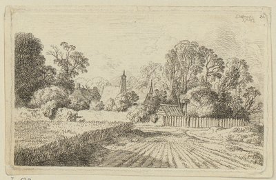 A Path Beside a Cornfield by Christian Wilhelm Ernst Dietrich