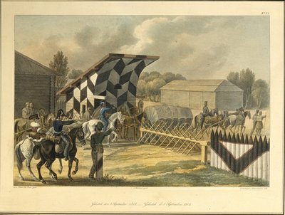 Gzhatsk on September 5, 1812 by Christian Wilhelm von Faber du Faur