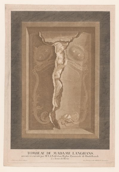 Tomb of Maria Magdalena Langhans in the Church of Hindelbank by Christian von Mechel