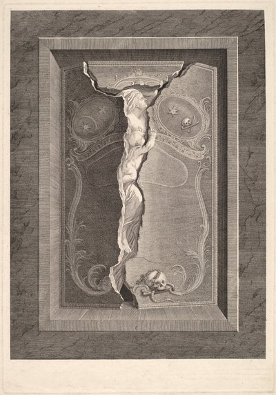 The Tomb of Madame Langhans by Christian von Mechel and Bartholomäus Hübner, after Johannes August Nahl, the Younger