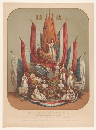 Allegorical Representation in Memory of the Memorable Revolution in November 1813 by Christianus Hendricus Hein