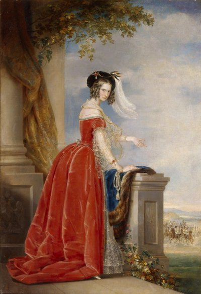 Portrait of Empress Alexandra Fyodorovna Charlotte of Prussia, Emperors Nicholas I wife by Christina Robertson