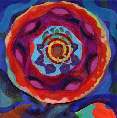 Meditation 4 Radiance Mandala by Christina Saj