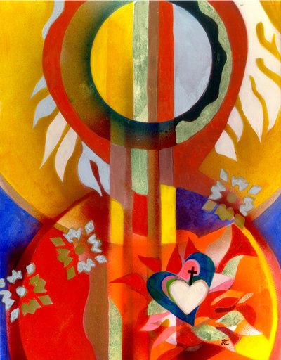 Our Lady of the Sacred Heart by Christina Saj