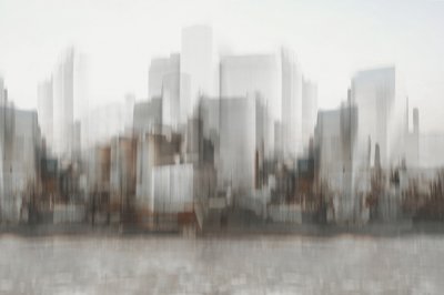 Blurred Cityscape Reflection by Christina Sillen