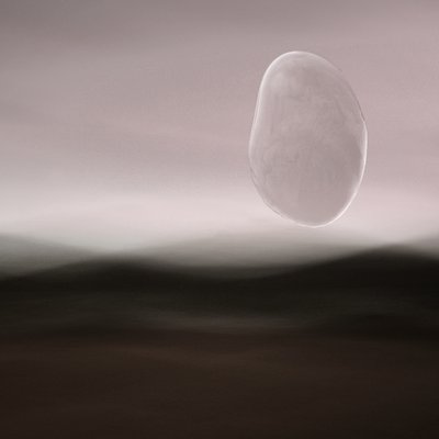 Floating Abstract Orb by Christina Sillen