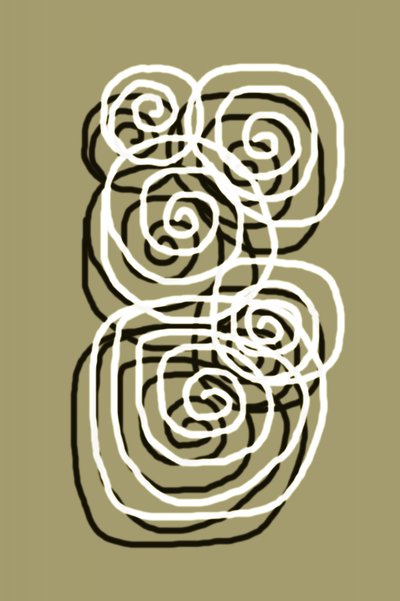 Flowing Organic Spirals by Christina Sillen