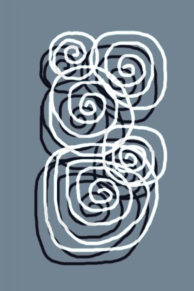 Serene Spiral Flow by Christina Sillen