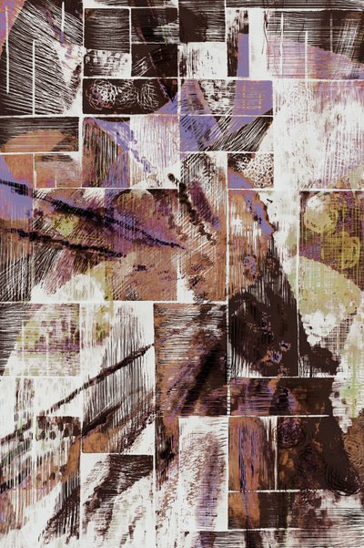 Textured Earthy Abstract by Christina Sillen